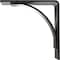 Ekena Millwork Morris Steel Bracket, Antiqued Pewter 3"W x 8"D x 8"H BKTM03X08X08MOAPW - alternate 10